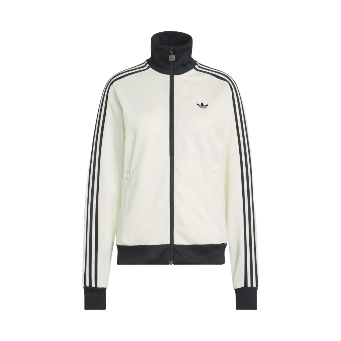 (W) 아디다스 클래식 트랙 탑 오프 화이트 블랙 - KR 사이즈((W) Adidas Classic Track Top Off White Black - KR Sizing)