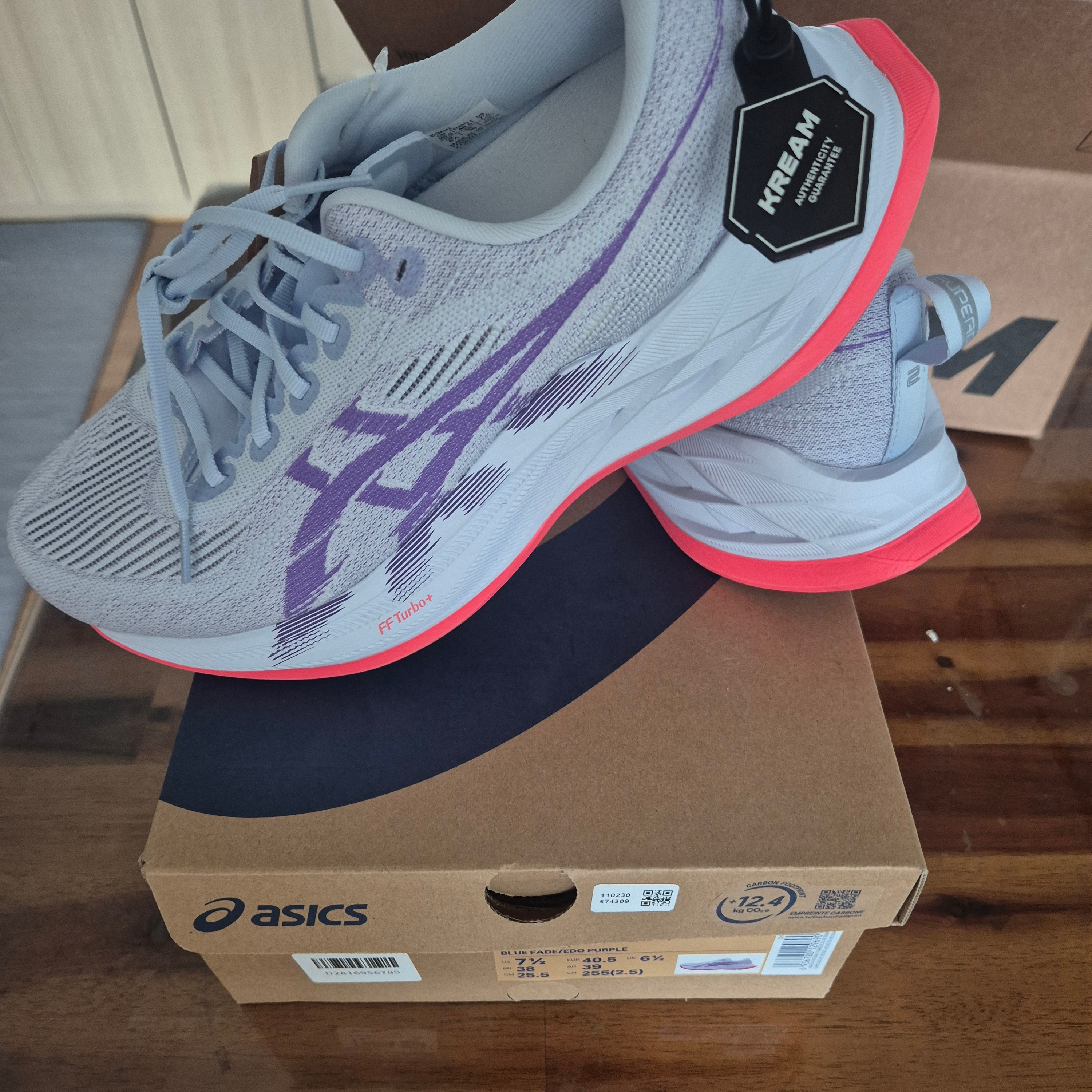 Asics Superblast 2 Blue Fade Edo Purple 착용 스타일 - 1