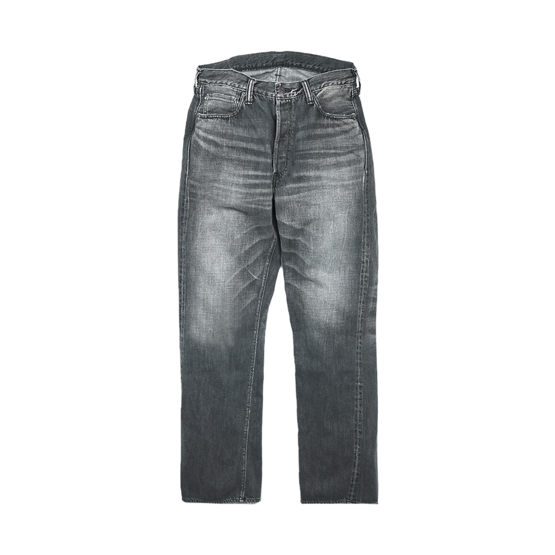 1101BKSSHW Fullcount 1101BKSSHW Straight Selvedge Dartford Super Smooth Denim Black