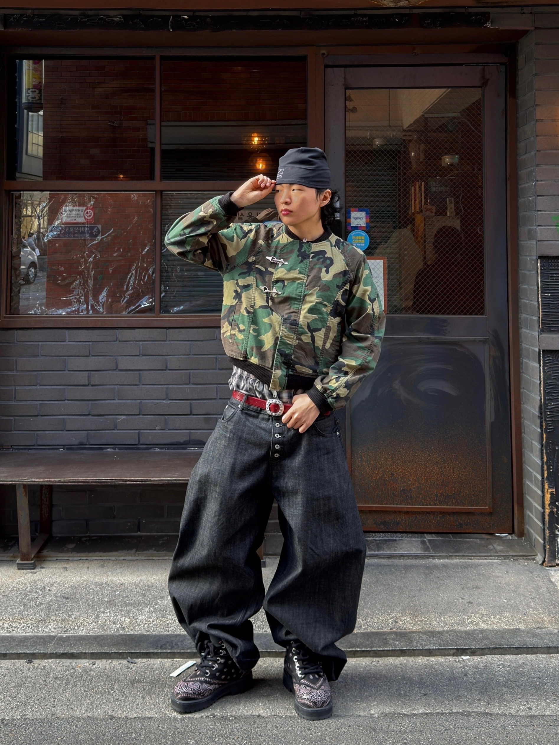 Nike x Stussy Skull Cap Black, Stussy Boxer Shorts Multi (3 Pack) 착용 스타일 - 1