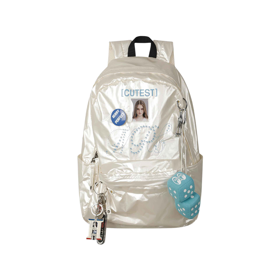 스컬프터 엔피씨 메탈릭 백팩 화이트(Sculptor NPC Metallic Backpack White)