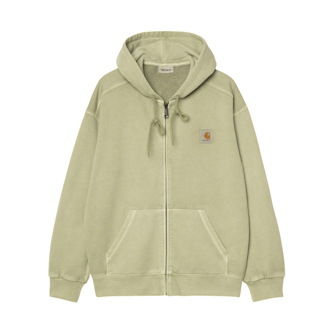 I033064-3IE-GD Carhartt WIP Hooded Nelson Jacket Gentle Green Garment Dyed