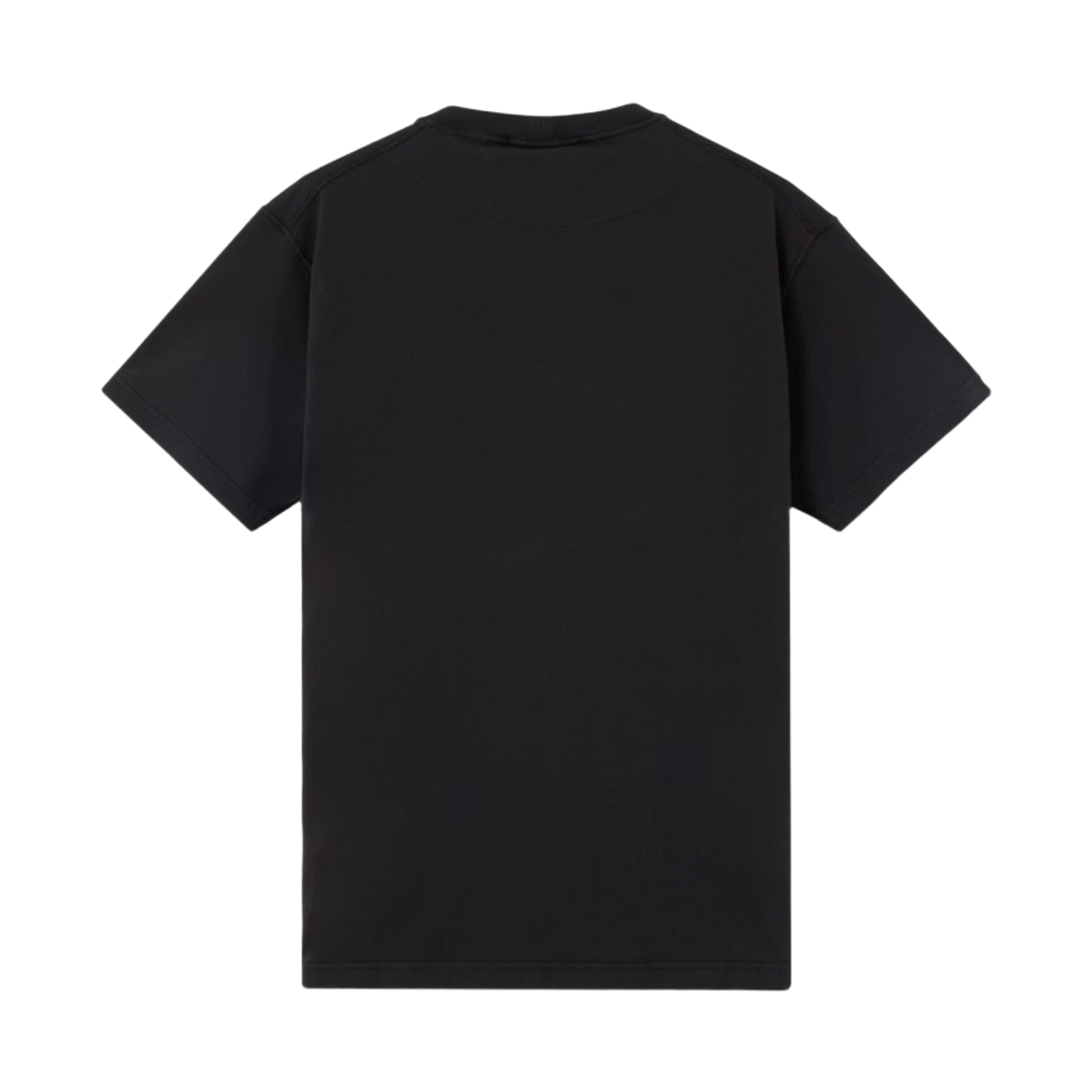 스톤 아일랜드 2100026 오가닉 코튼 저지 컴퍼스 패치 슬림 핏 티셔츠 블랙 - 26SS(Stone Island 2100026 Organic Cotton Jersey Slim Fit T-Shirt with Compass Patch Black - 26SS) - 2