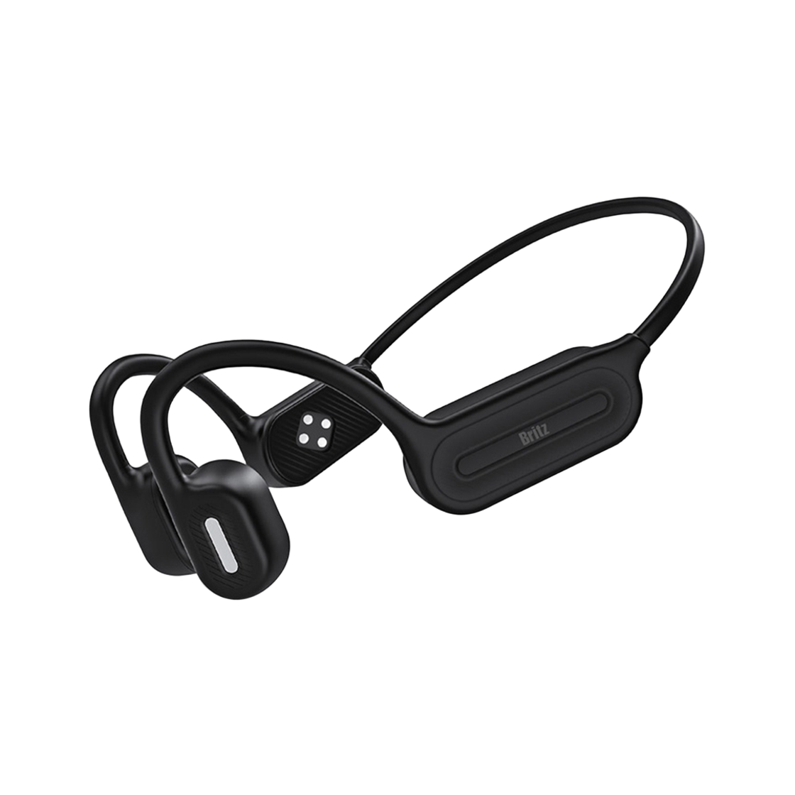 브리츠 BZ-VOX7B 불루투스 골전도 이어폰 블랙(Britz BZ-VOX7B Bluetooth bone conduction earphones black)
