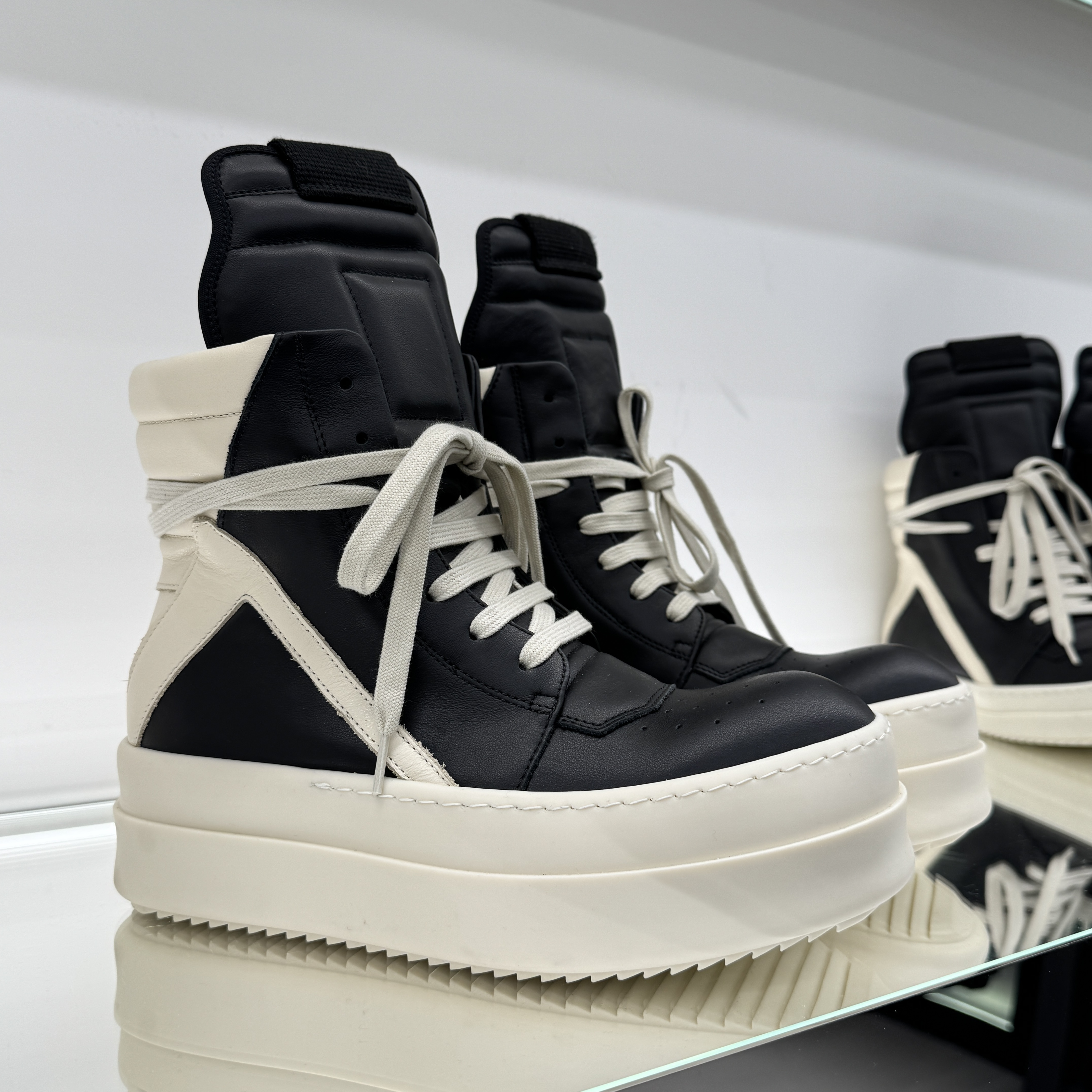 Rick Owens Concordians Mega Bumper Geobasket 착용 스타일