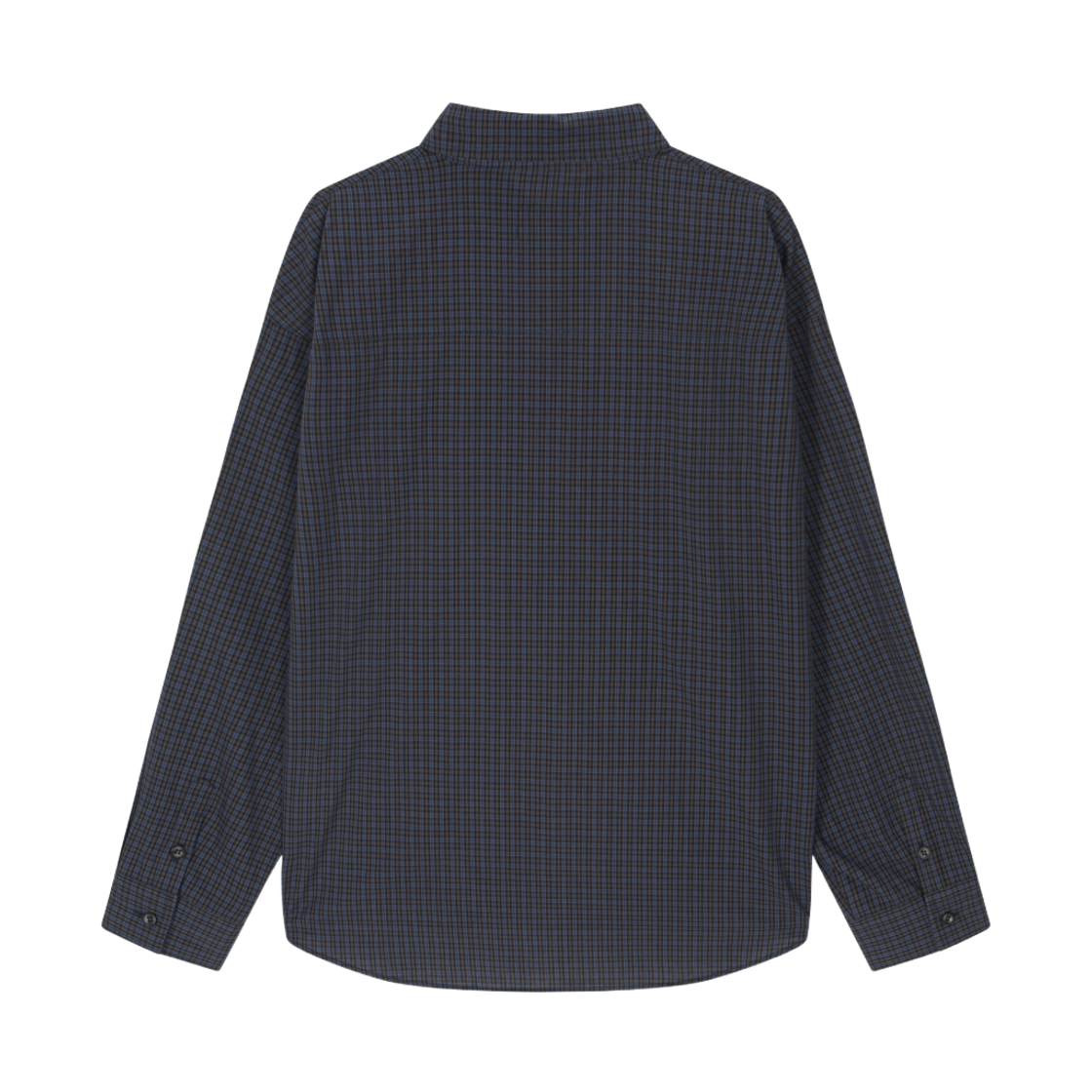 호노 리포트 오버핏 체크 셔츠 블루(Hono Report Overfit Check Shirts Blue) - 2