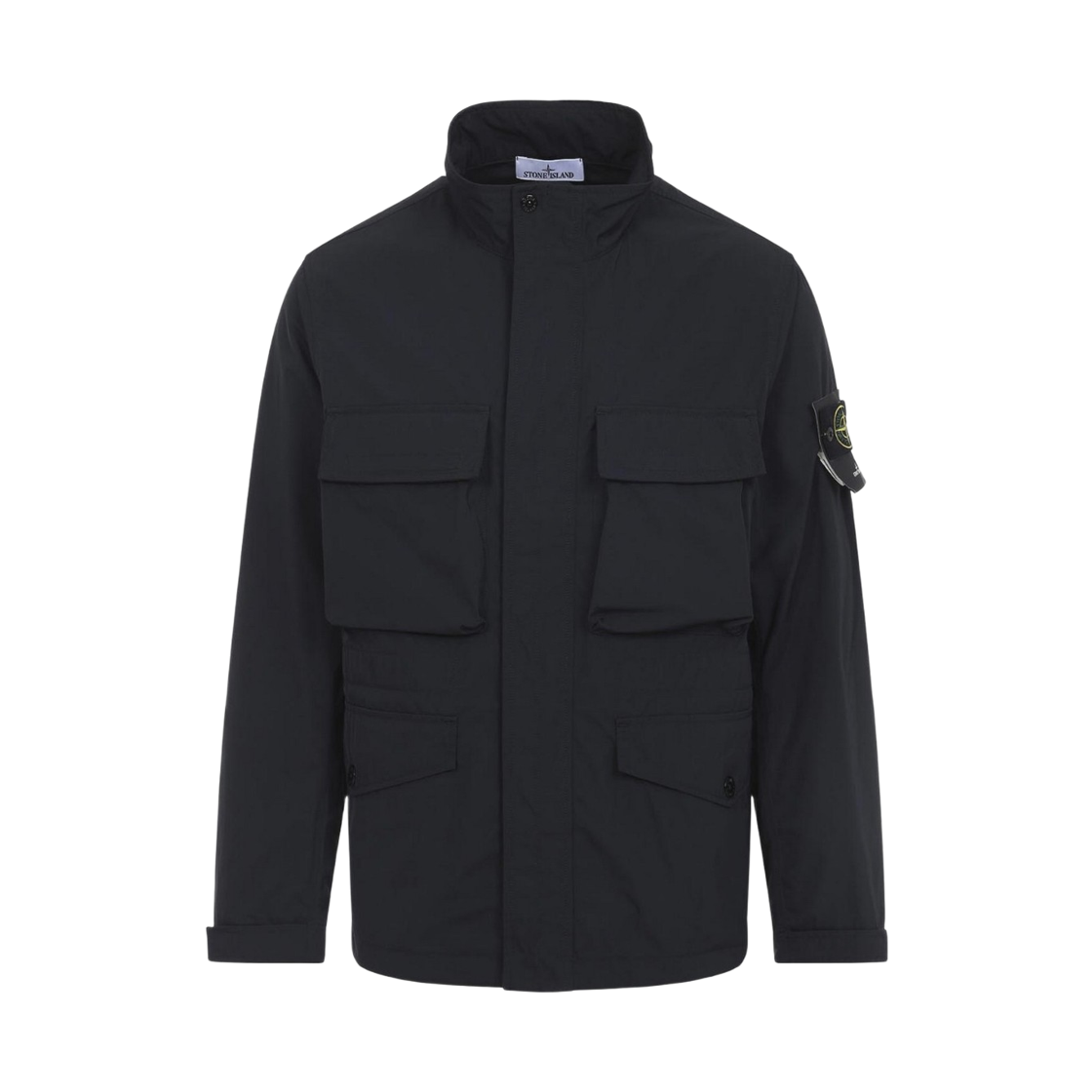 L1S1541000-34S0026-V0029 Stone Island 4100034 Wappen Patch Micro Twill Jacket Black - 26SS