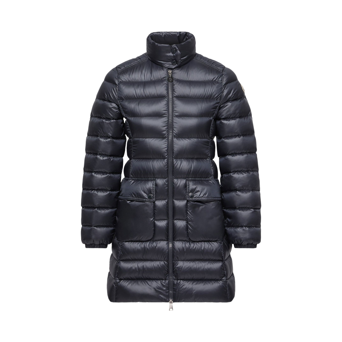 (W) 몽클레르 제넷 롱 다운 자켓 네이비 블루 - 26SS((W) Moncler Genet Long Down Jacket Navy Blue - 26SS) - 1