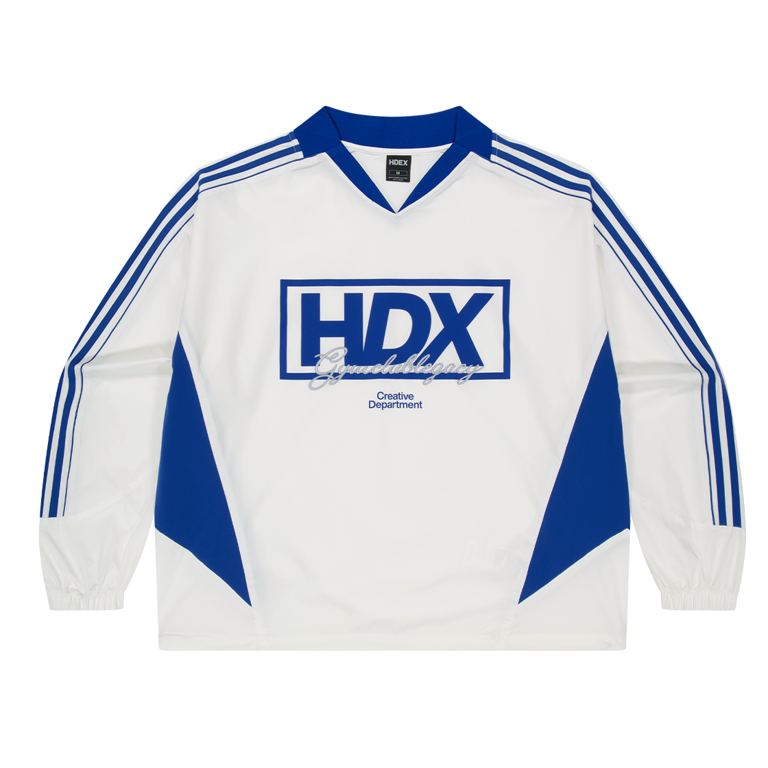 H3AM1ULWT010WH HDEX Color Summit Box Warm‑Up Jersey Long Sleeve White