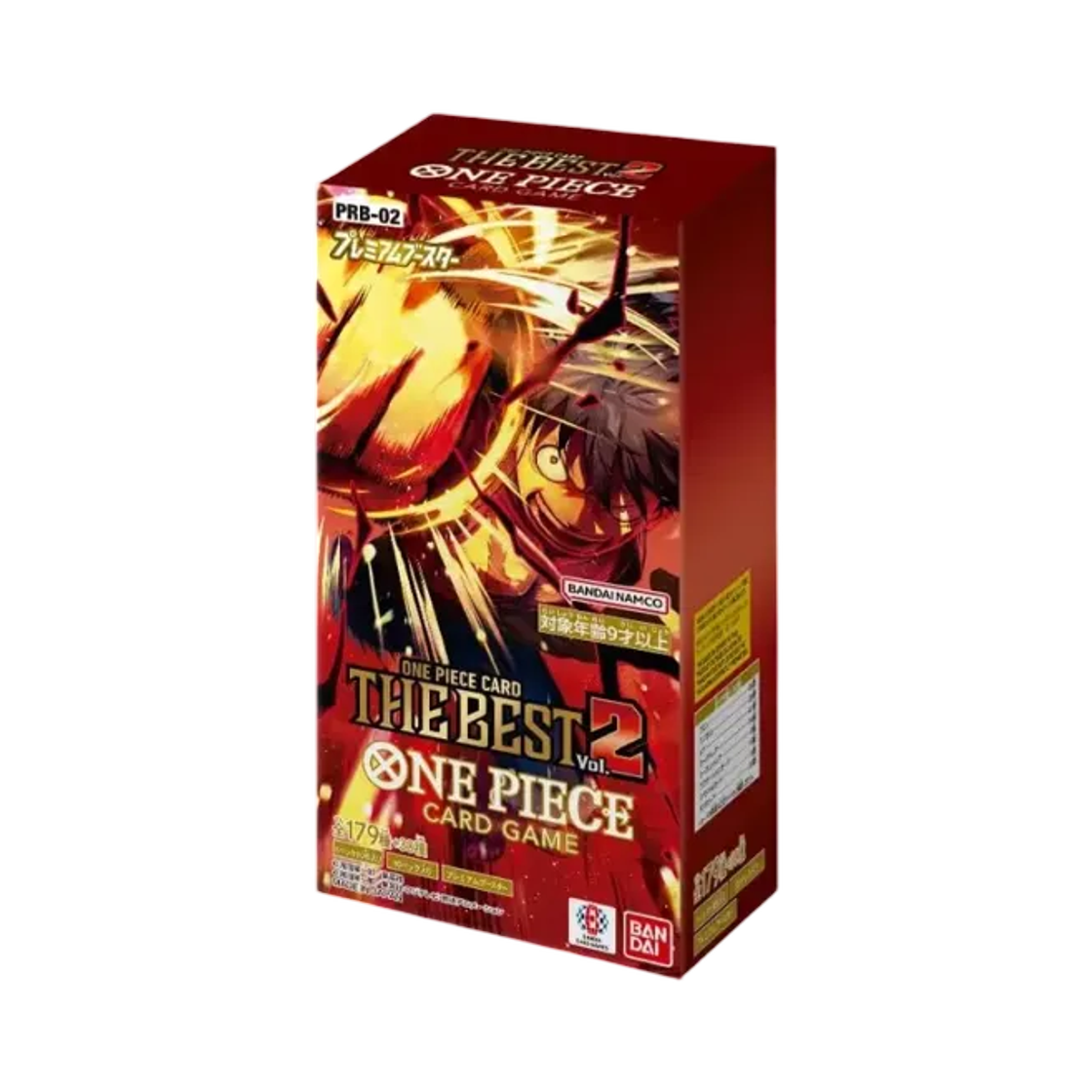 원피스 TCG PRB-02 프리미엄 부스터 원피스 카드 더 베스트 Vol.2 박스 (10팩/일어판)(One Piece TCG PRB-02 Premium Booster One Piece Card The Best Vol.2 Box (Pack of 10/Japanese Ver.))