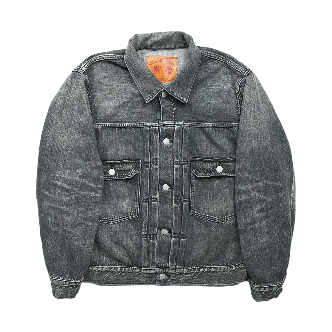 2102BKSSHW Fullcount 2102BKSSHW Type 2 Dartford Super Smooth Denim Jacket Black