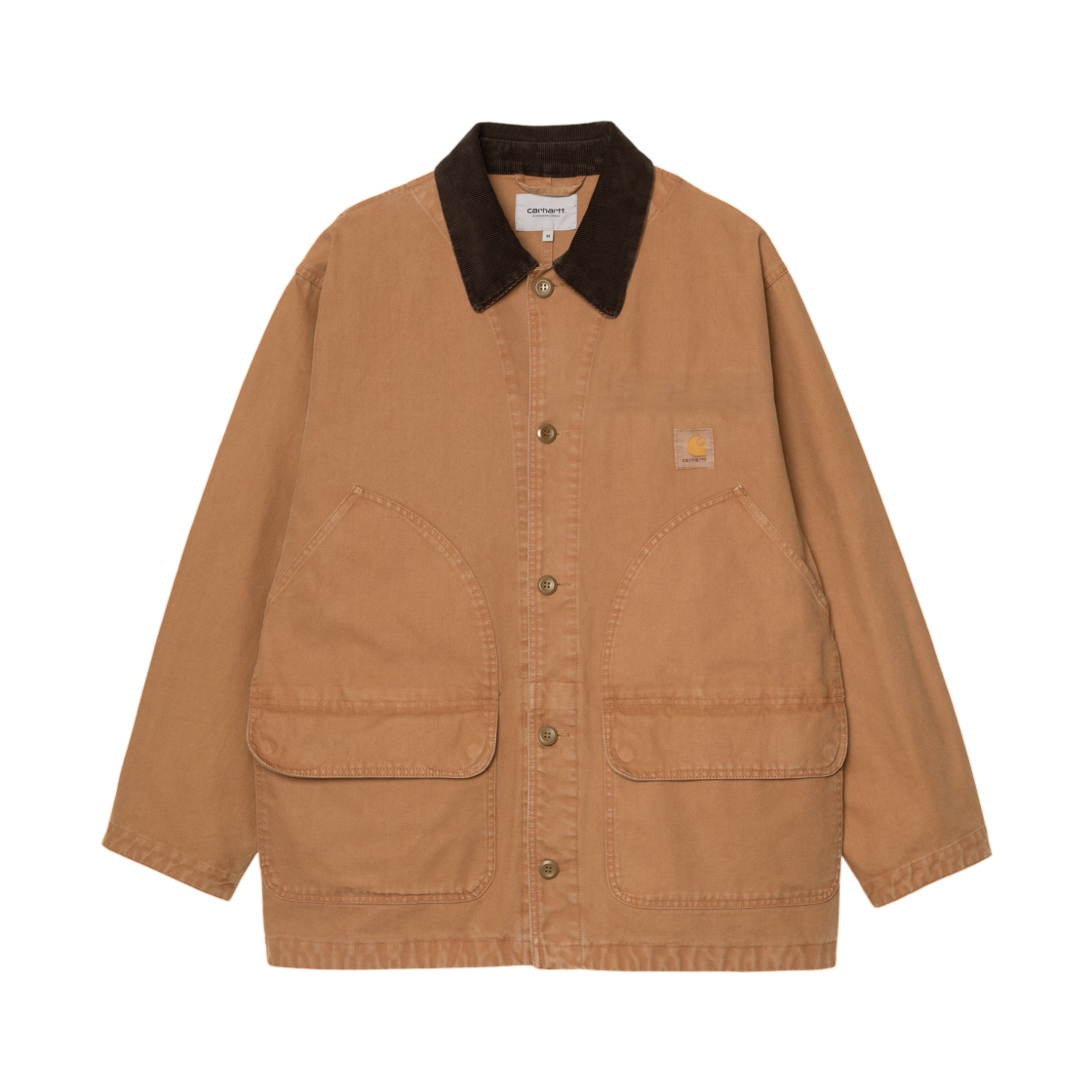칼하트 WIP 프레스콧 코트 해밀턴 브라운 토바코 가먼트 다이드(Carhartt WIP Prescott Coat Hamilton Brown Tobacco Garment Dyed) - 1