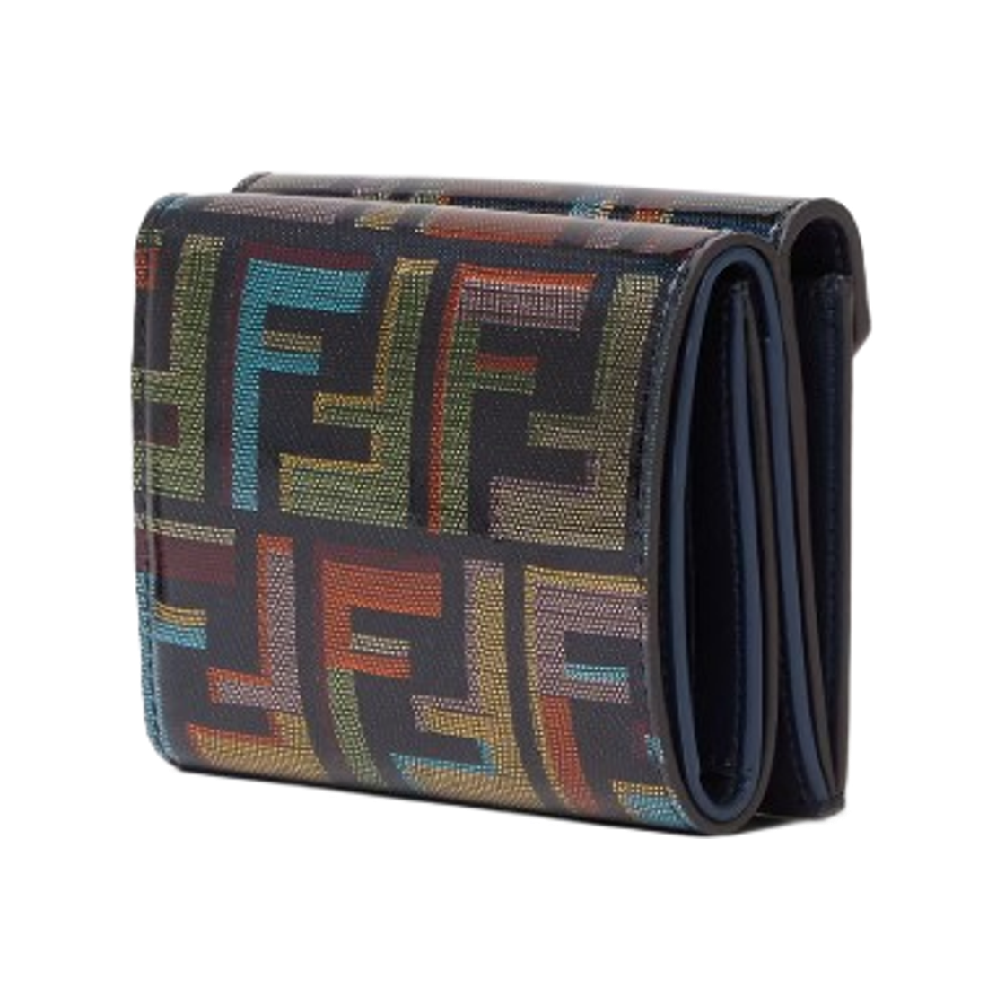 펜디 FF 다이아몬드 글레이즈드 패브릭 월렛 멀티컬러(Fendi FF Diamond Glazed Fabric Wallet Multicolour) - 2