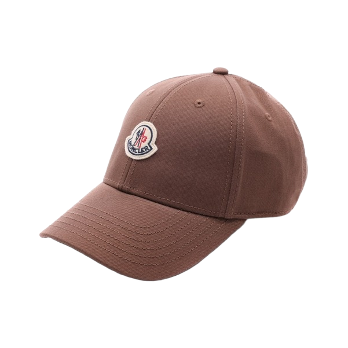 L1-093-3B00008-04863-277 (W) Moncler Cotton Gabardine Baseball Cap Brown - 26SS