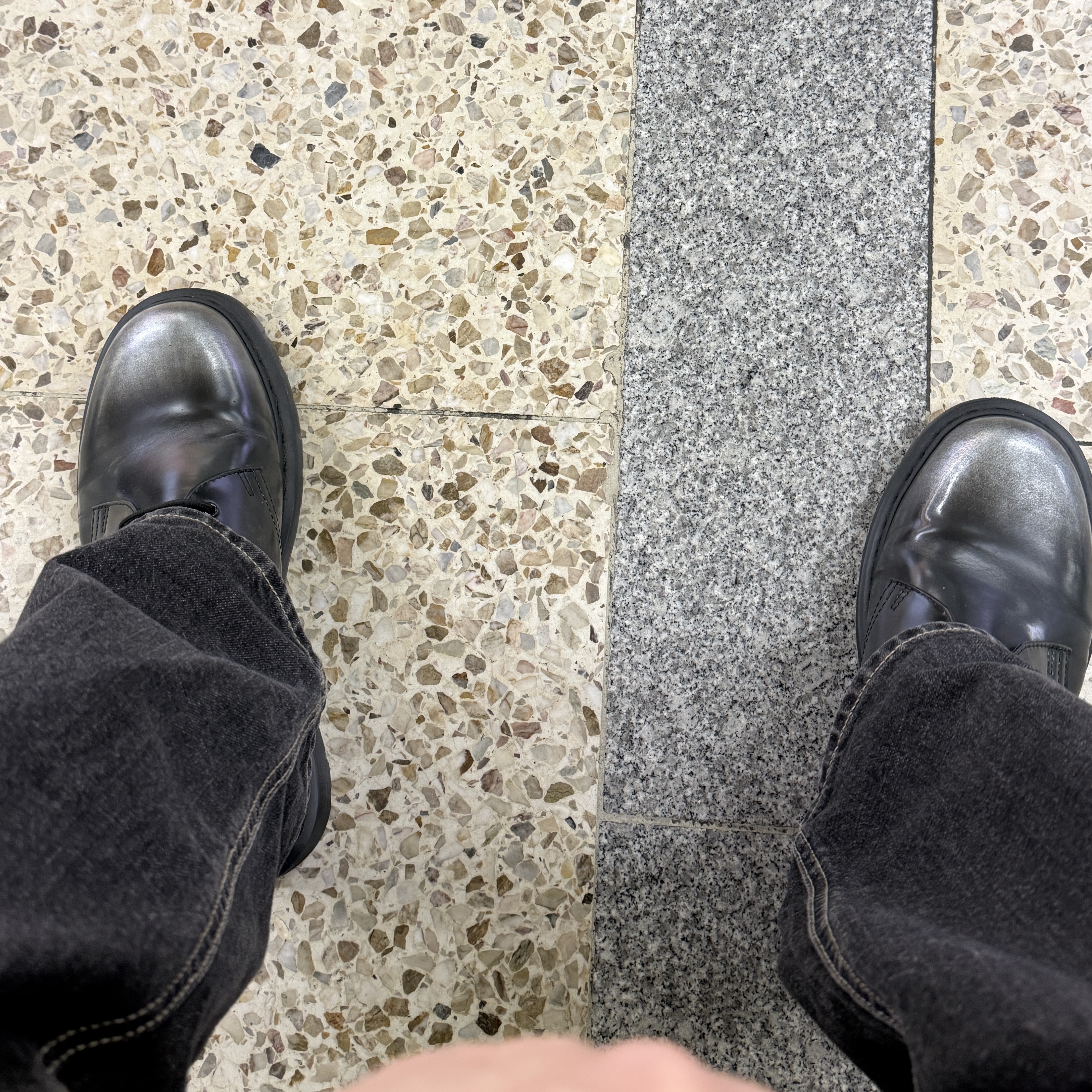 Dr. Martens 1461 Silver Arcadia Multi 착용 스타일
