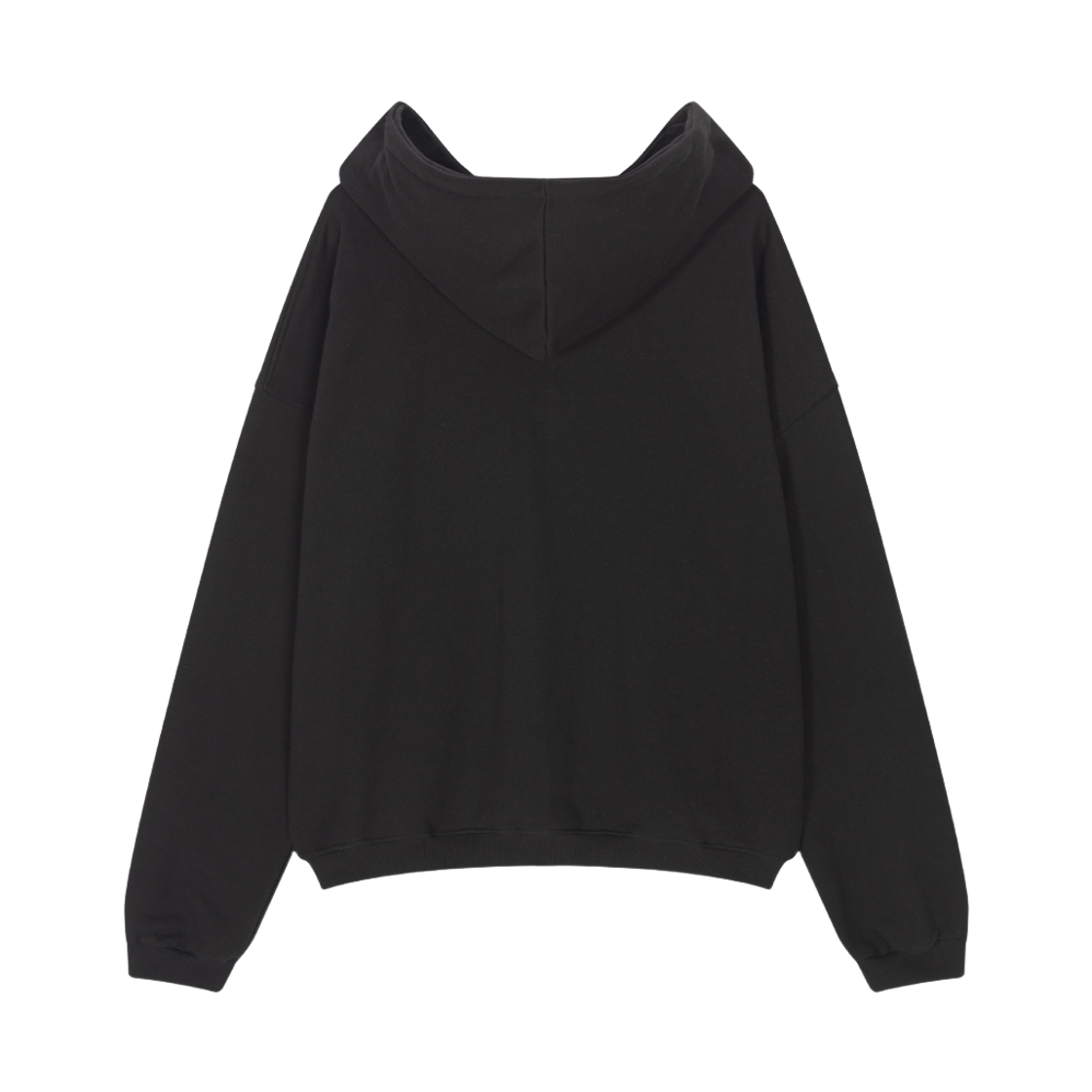 호노 리포트 H 부클 후드 집업 블랙 패치(Hono Report H Boucle Hooded Zip-up Black Patch) - 2