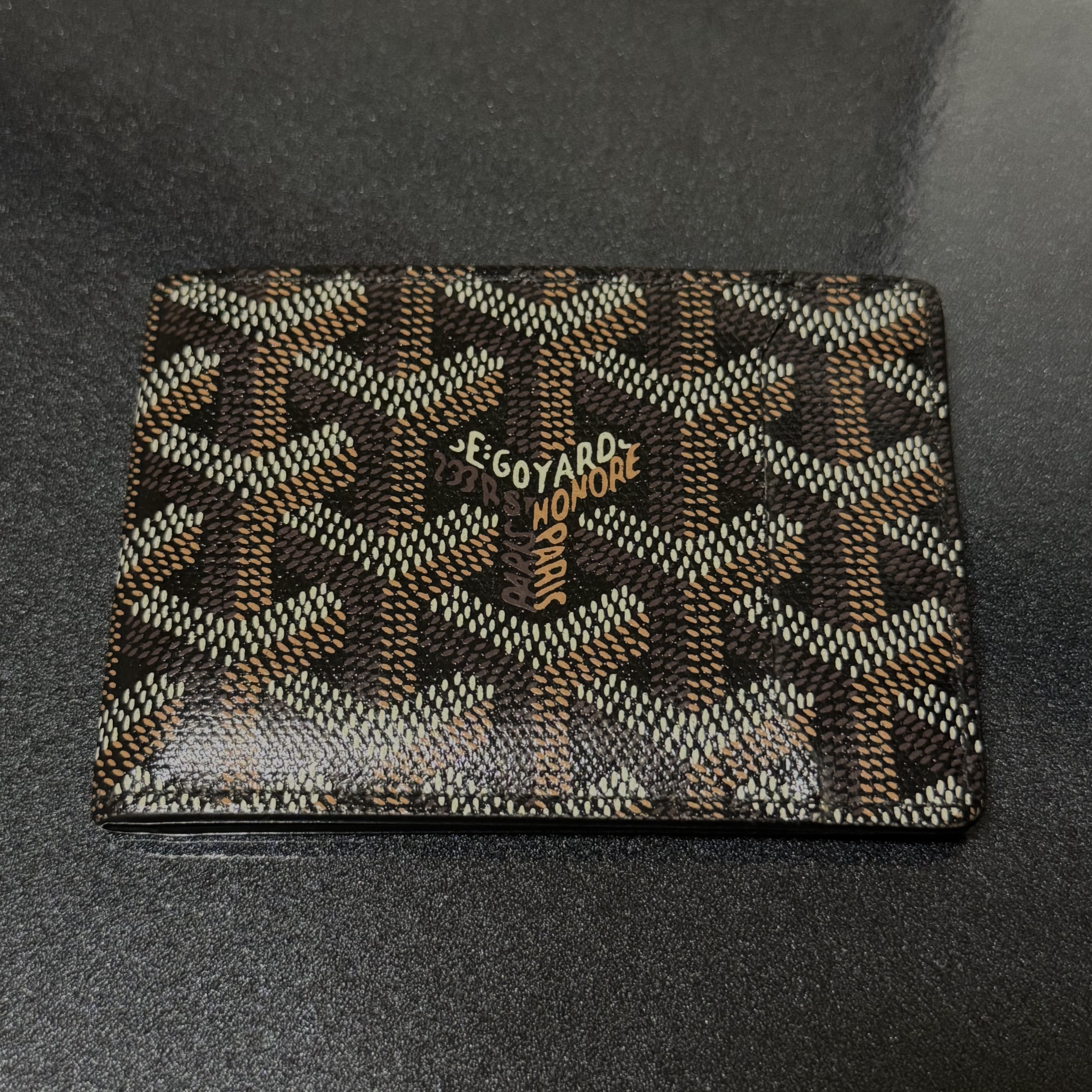 Goyard Insert Victoire Card Holder Black 착용 스타일