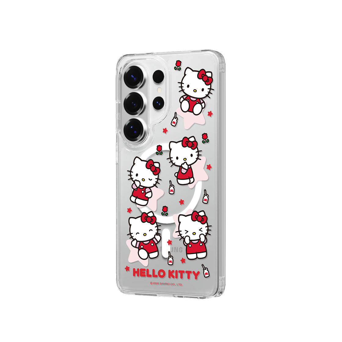 에스엘비에스 헬로키티 패턴 클리어 마그넷 케이스 for S26 Series(SLBS HELLO KITTY Pattern Clear Magnet Case for S26 Series) - 5