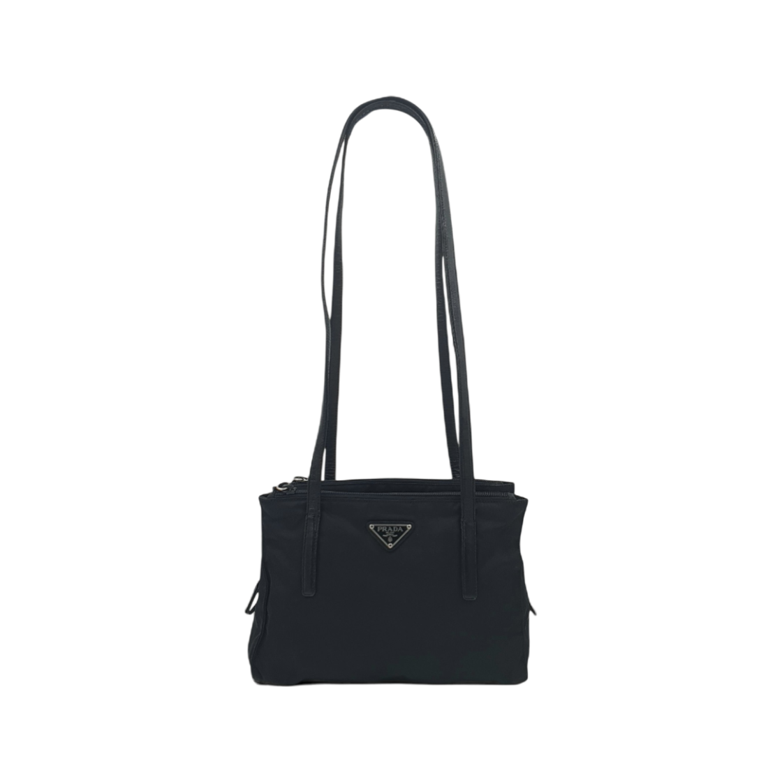 ITKH55TL5R3E Prada Re-Nylon Black Mini Shoulder Bag B6082X