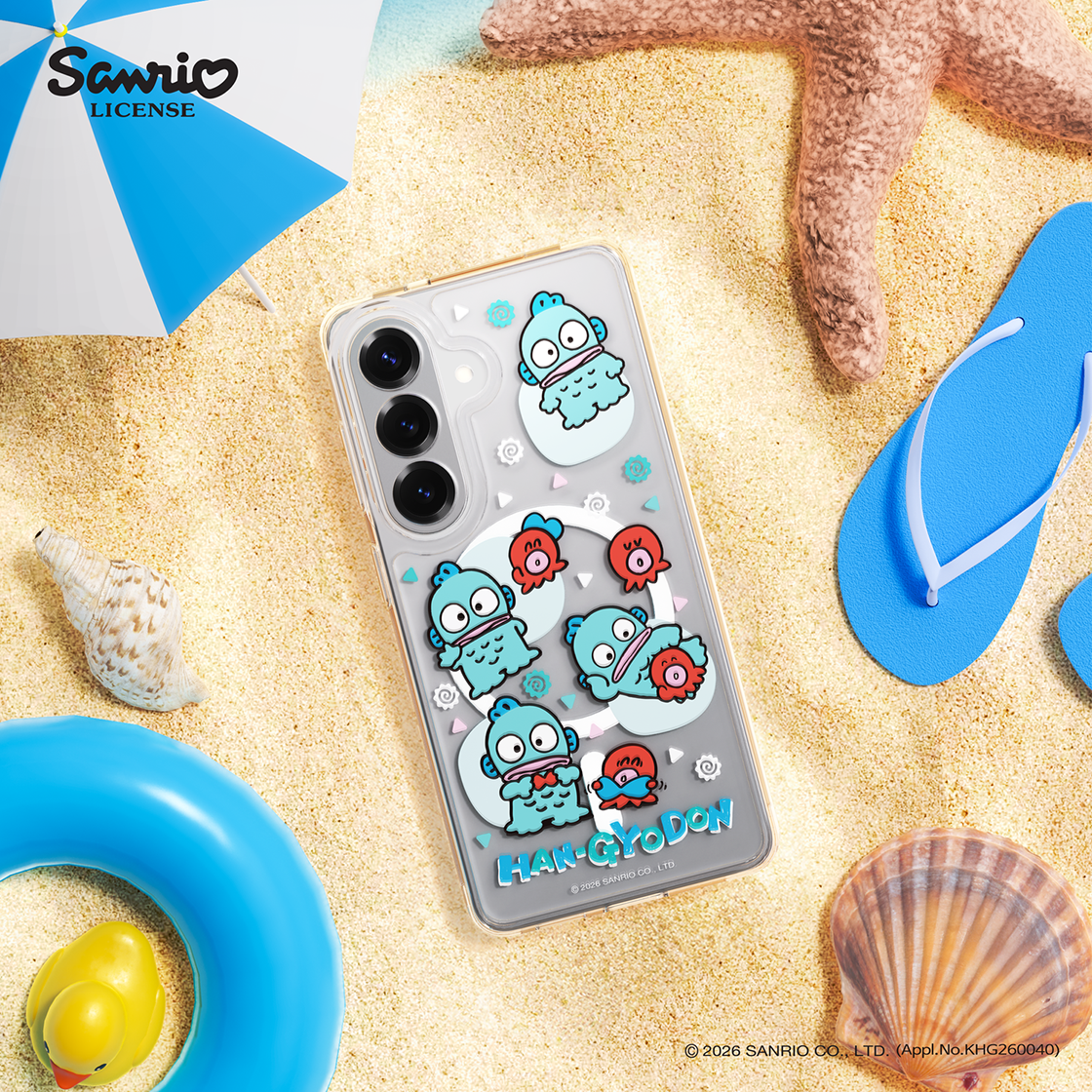 에스엘비에스 한교동 패턴 클리어 마그넷 케이스 for S26 Series(SLBS HANGYODON Pattern Clear Magnet Case for S26 Series) - 2