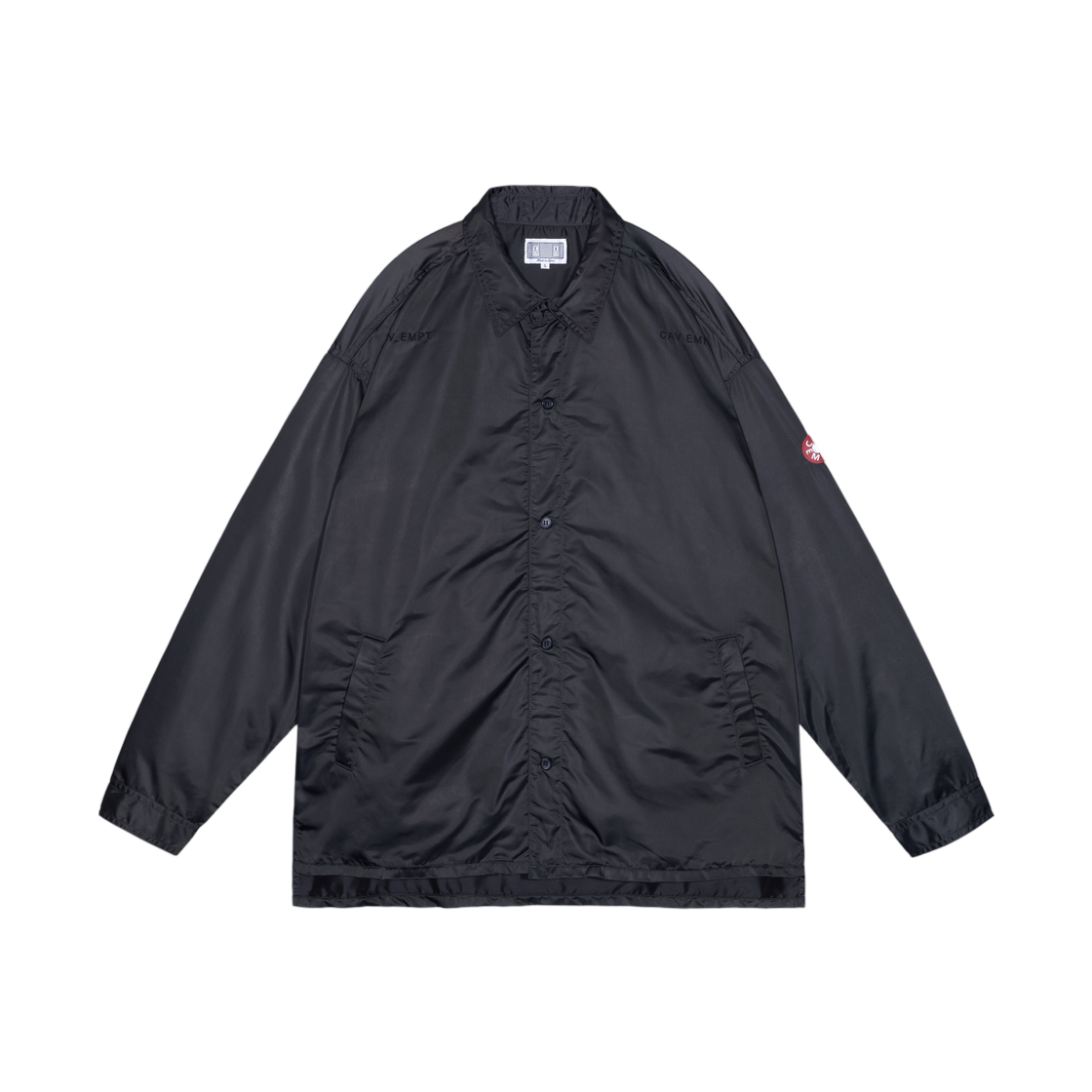 카브엠트 웰트 포켓 PE 빅 셔츠 블랙 - 26SS(Cav Empt Welt Pockets PE Big Shirt Black - 26SS)