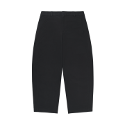 (W) Uniqlo Jersey Barrel Leg Pants Black - JP