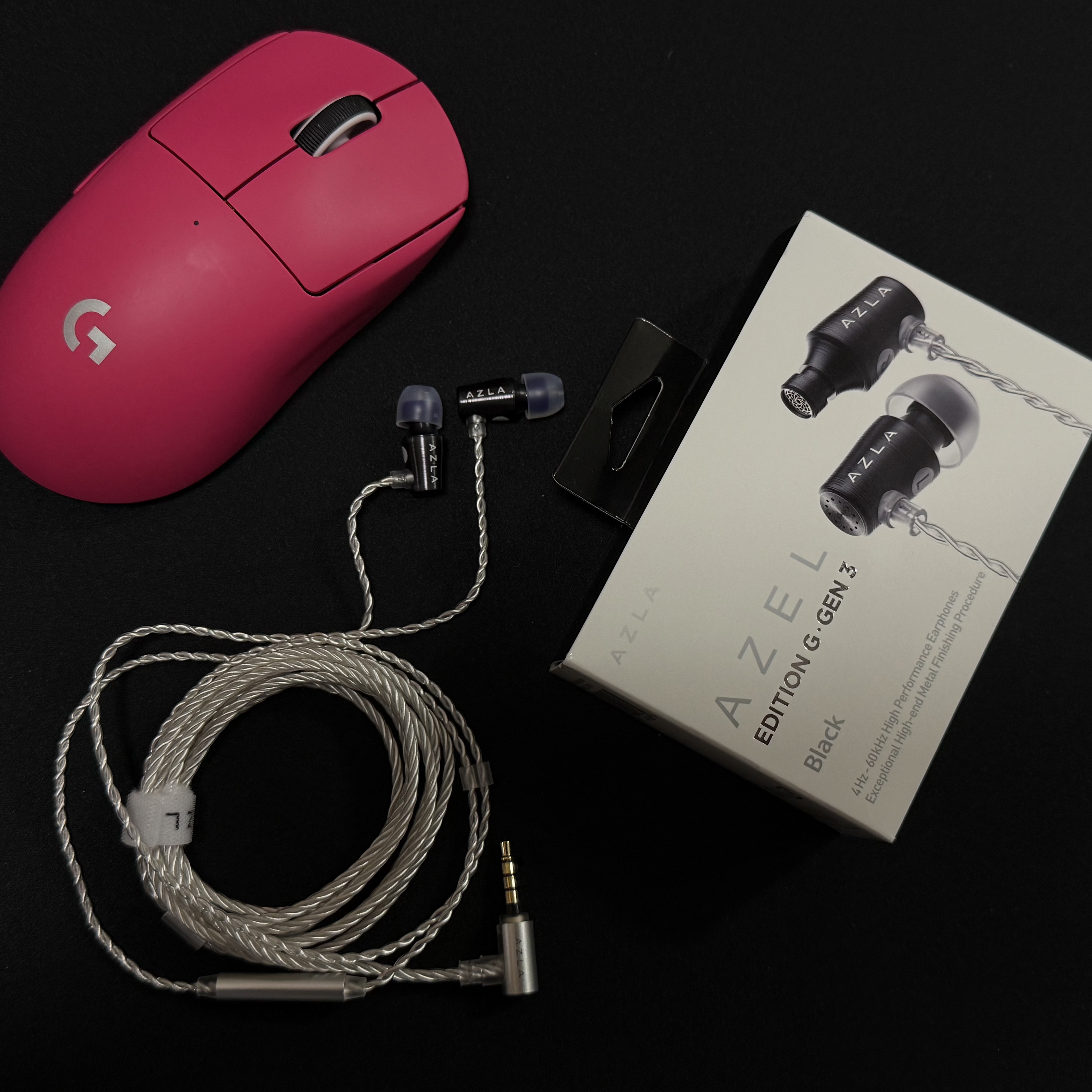 Logitech G PRO X SUPERLIGHT 2c Pink 착용 스타일