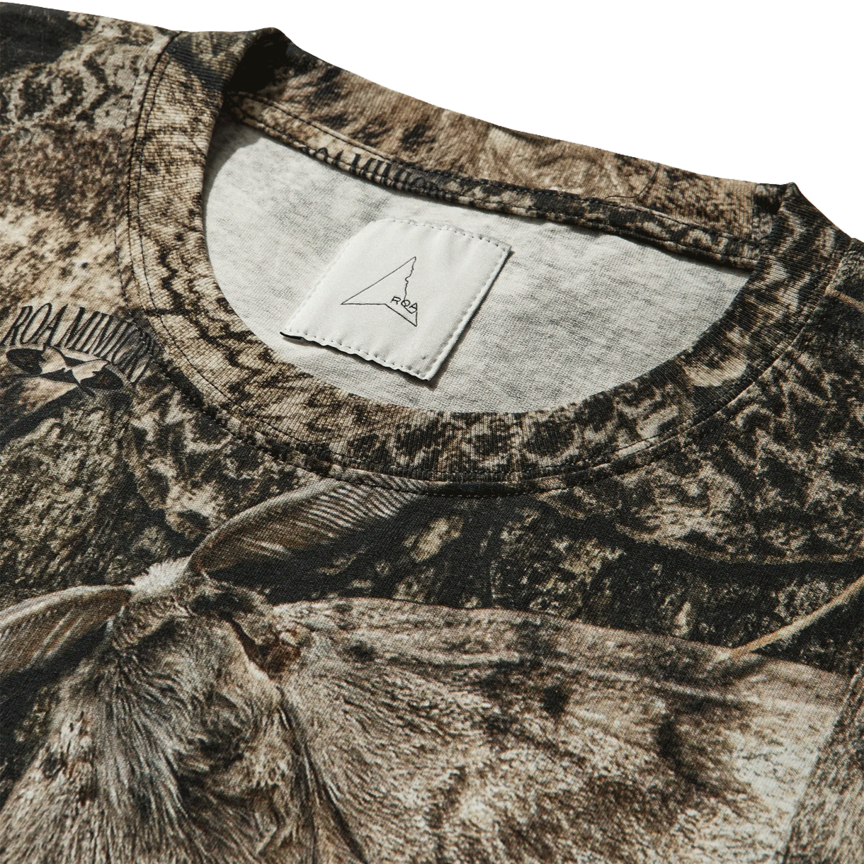 로아 센터 티셔츠 브라운 - 26SS(ROA Senter T-Shirt Brown - 26SS) - 4