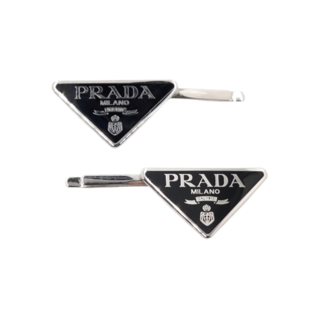 ITS9KQ4LPILM Prada Triangle Metal Hair Clip