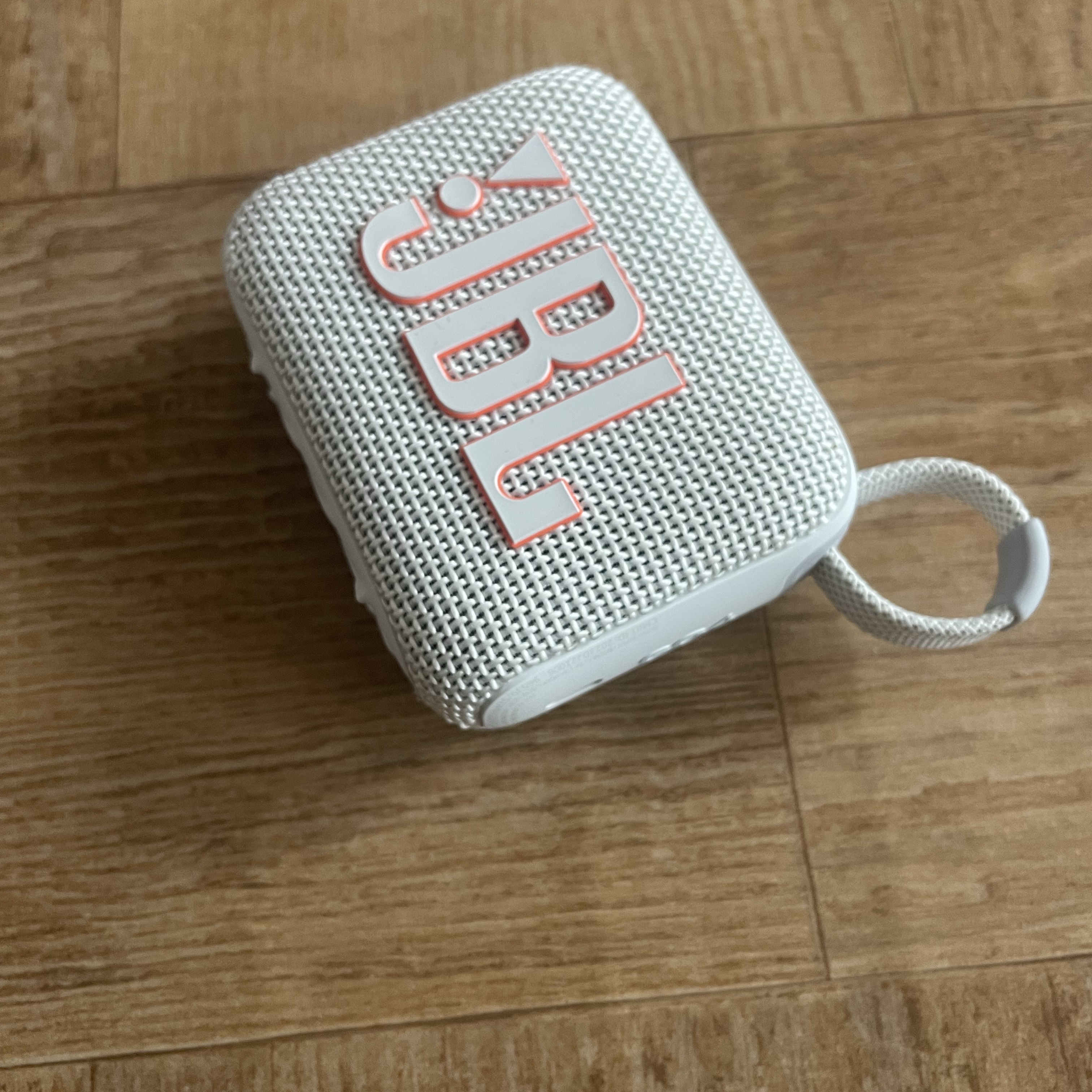 JBL GO4 Portable Bluetooth Speaker White 착용 스타일