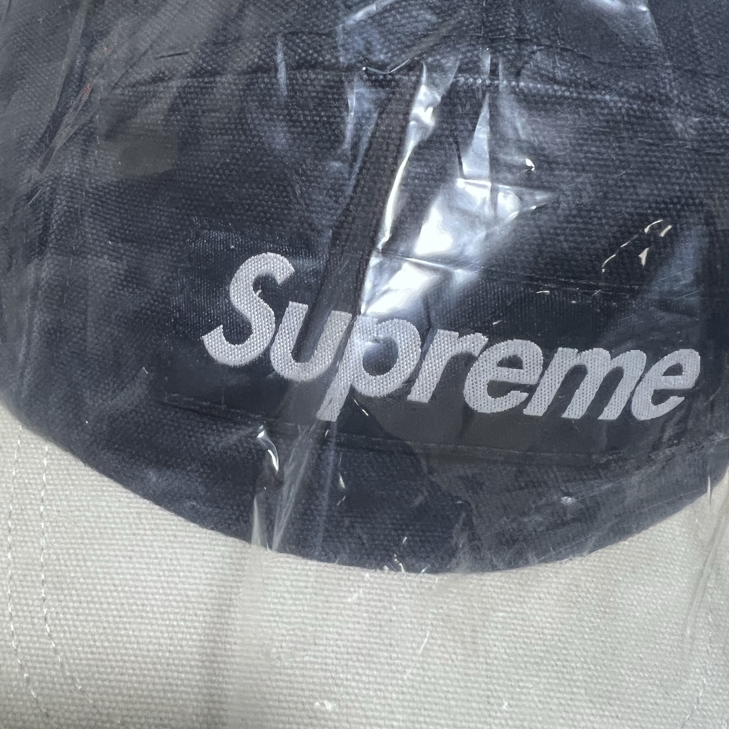 Supreme Ventile Camp Cap Navy - 25SS 착용 스타일 - 1