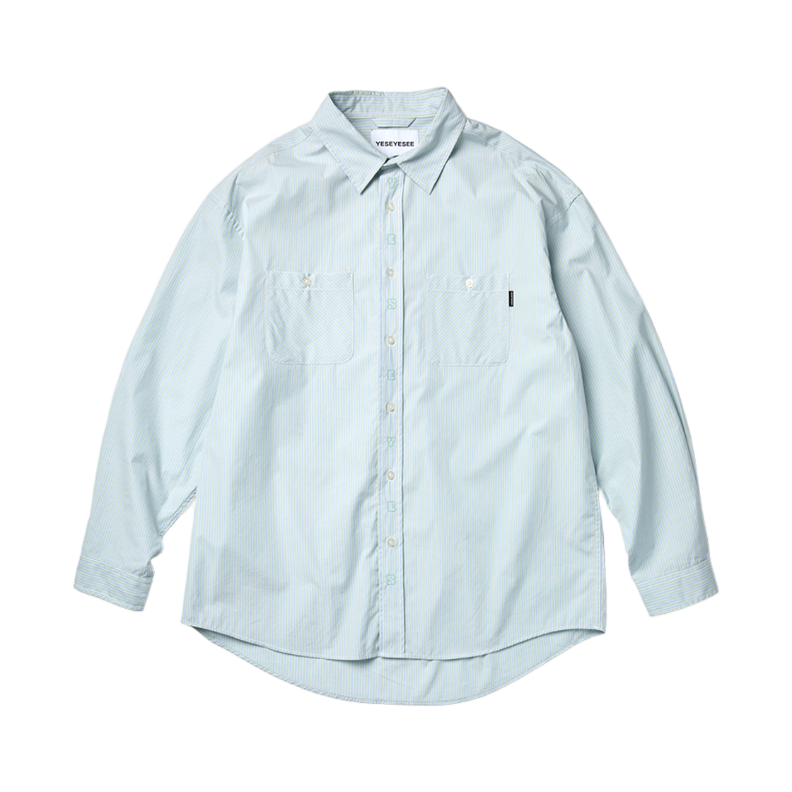 [더블적립] 예스아이씨 플롭 스트라이프 셔츠 민트