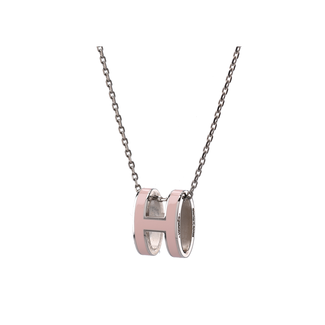 ITHUDEE6WIDJ Hermes Pop H Pendant in Palladium