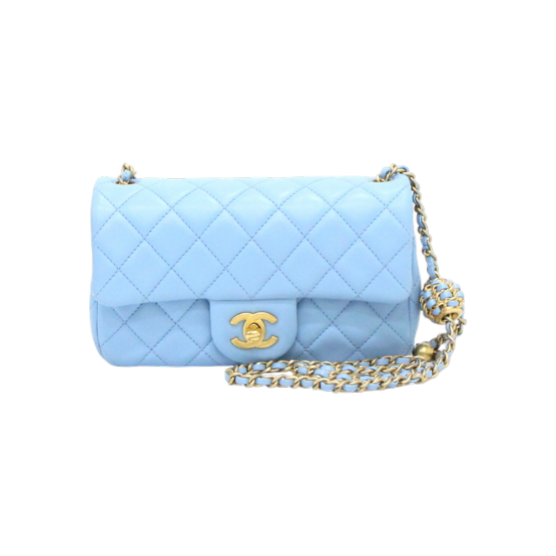 샤넬 AS1787 뉴미니 램스킨 골든볼 금장체인 플랩 숄더백 겸 크로스백aa61209(Chanel AS1787 New Mini Lambskin Golden Ball Flap Shoulder Bag & Crossbody) - 1