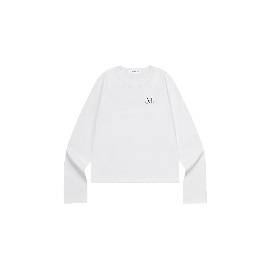 무센트 슬로건 긴팔 티 (2컬러) 화이트(MUCENT Slogan Long Sleeve T (2Color) White) - 2