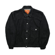 Fullcount 2107BKSS Type 1 Super Smooth Denim Jacket Black