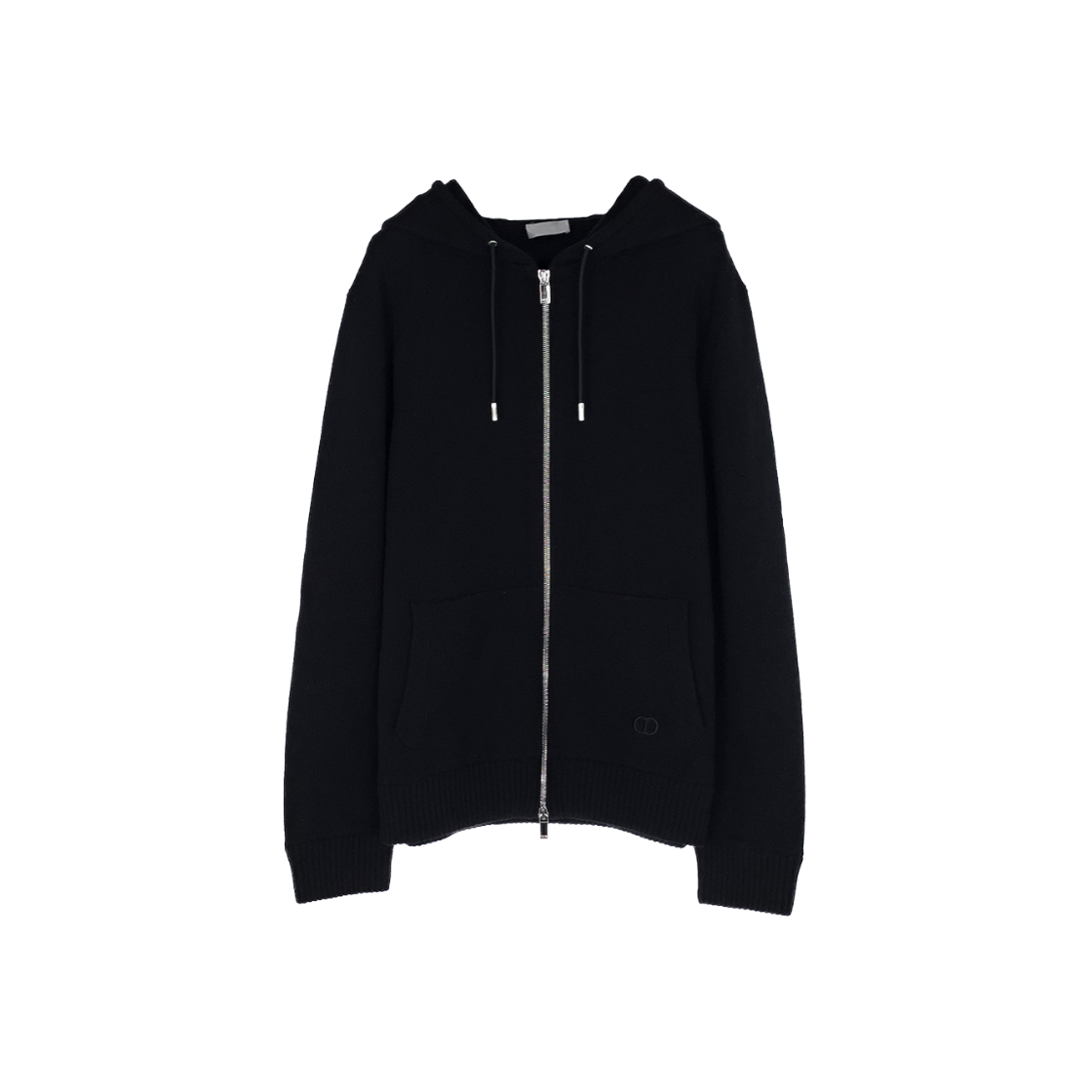 ITUOIJGWN7WH Dior CD Icon Cashmere Men's Zip-Up Hoodie XL Black