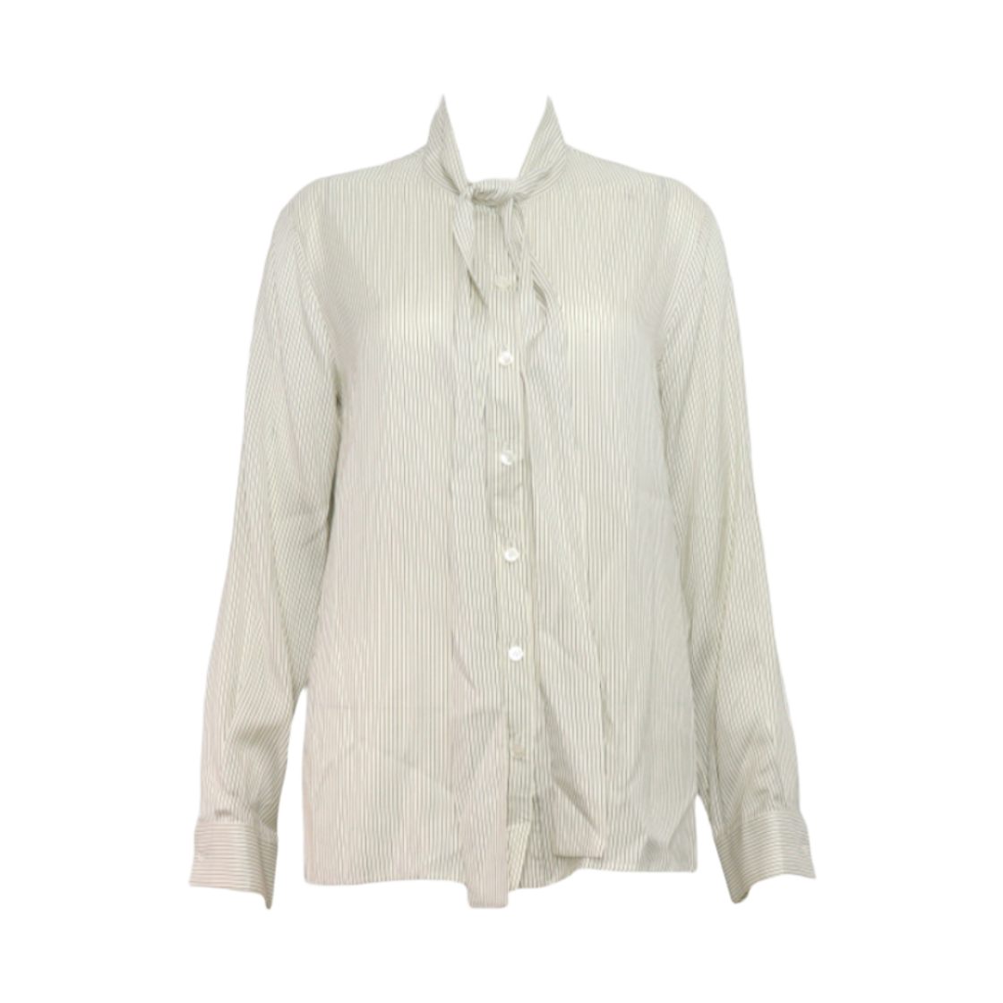 ITP6Q42E58O6 Celine Women's Striped Poplin Blouse 2B512085M