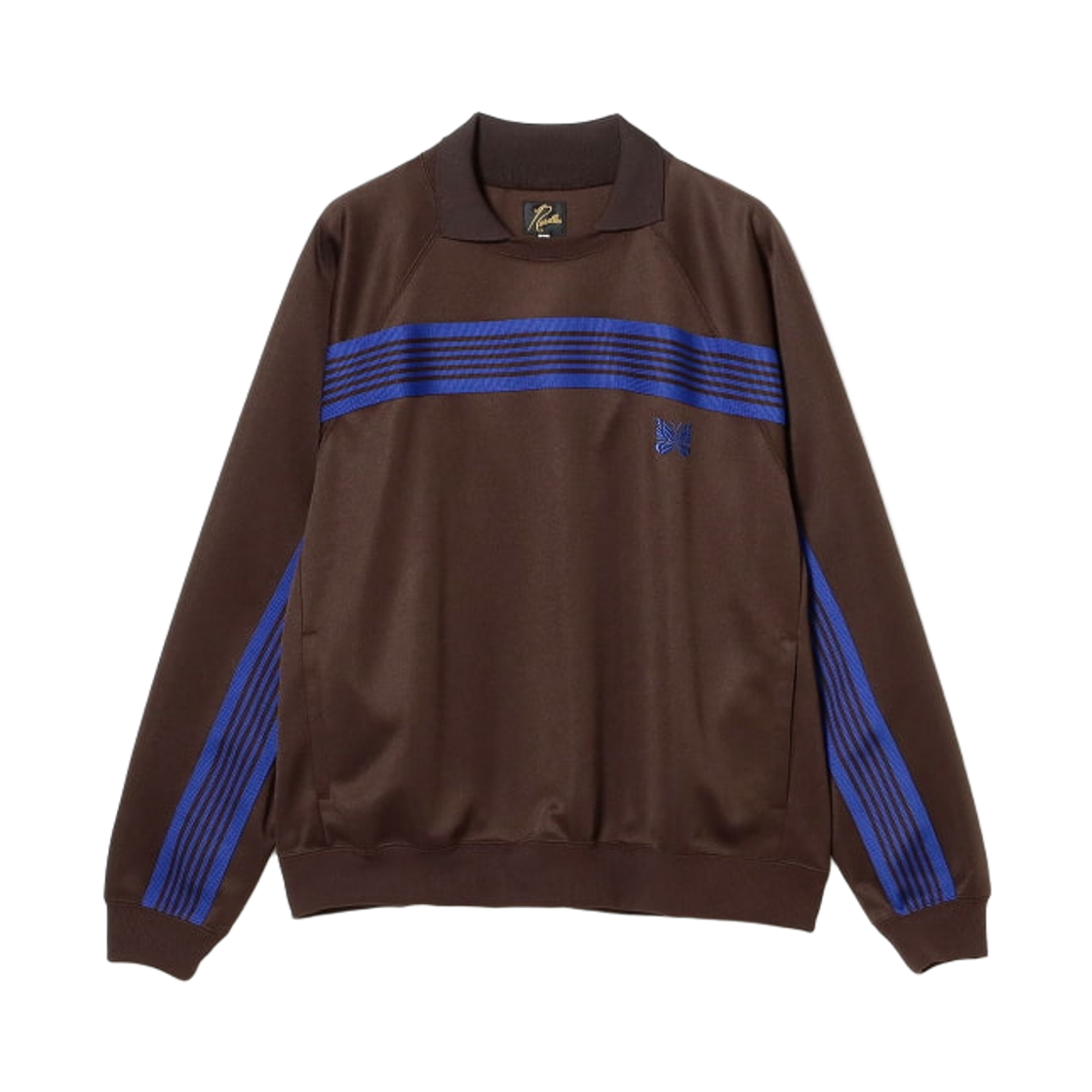 니들스 x 빔즈 트랙 탑 브라운 블루(Needles x Beams Track Top Brown Blue)