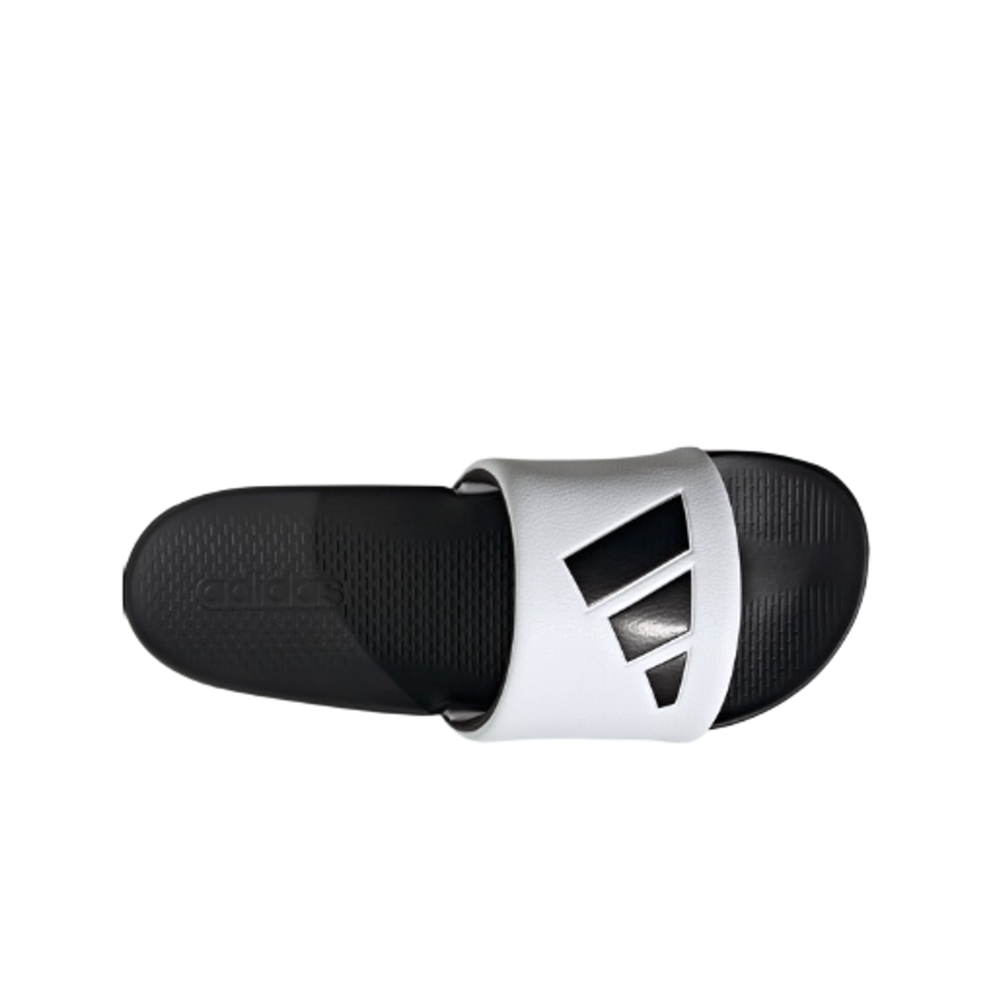 아디다스 아딜렛 컴포트 2.0 슬라이드 클라우드 화이트 코어 블랙(Adidas Adilette Comfort 2.0 Slide Cloud White Core Black) - 2