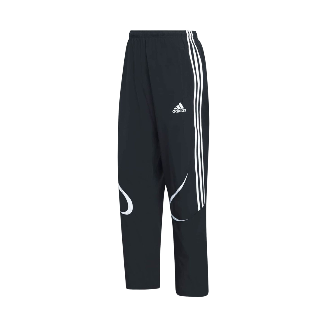 KD5863 Adidas Teamgeist Adicolor Track Pants Black White - KR Sizing