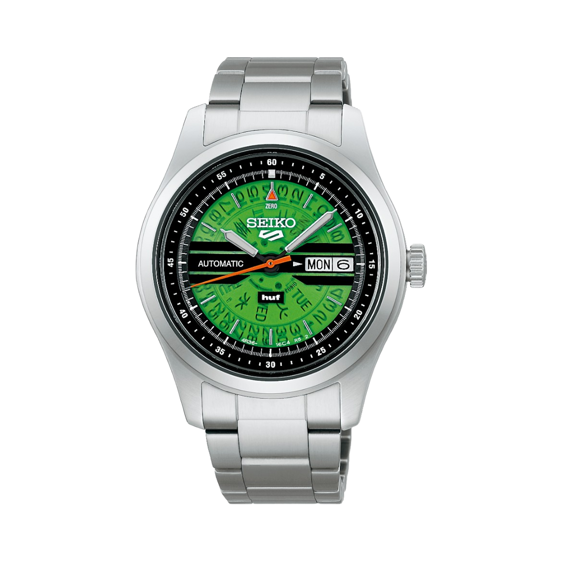 세이코 x 허프 SRPM09 리미티드 에디션 5 스포츠 39.4mm 그린(Seiko x HUF SRPM09 Limited Edition 5 Sports 39.4mm Green) - 1