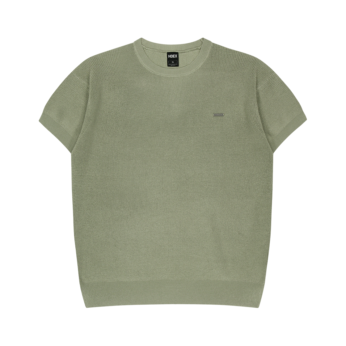 H1AM1MLKN020TP HDEX EZ Muscle Fit Round Knit Taupe