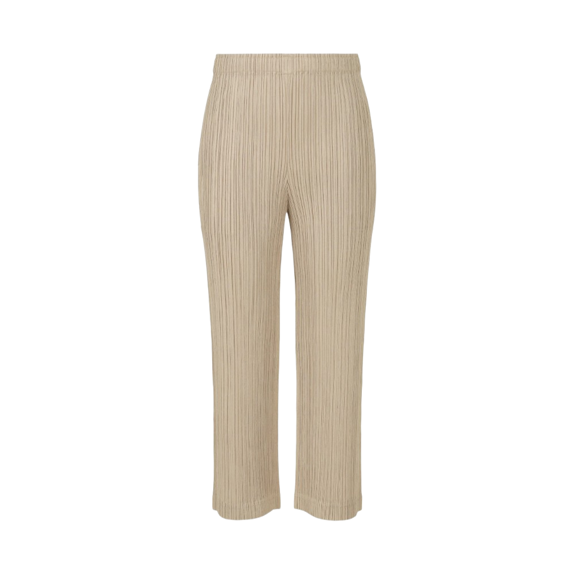 PP53-JF372-42 (W) Pleats Please Issey Miyake Thicker Bottoms 1 Pants Greige