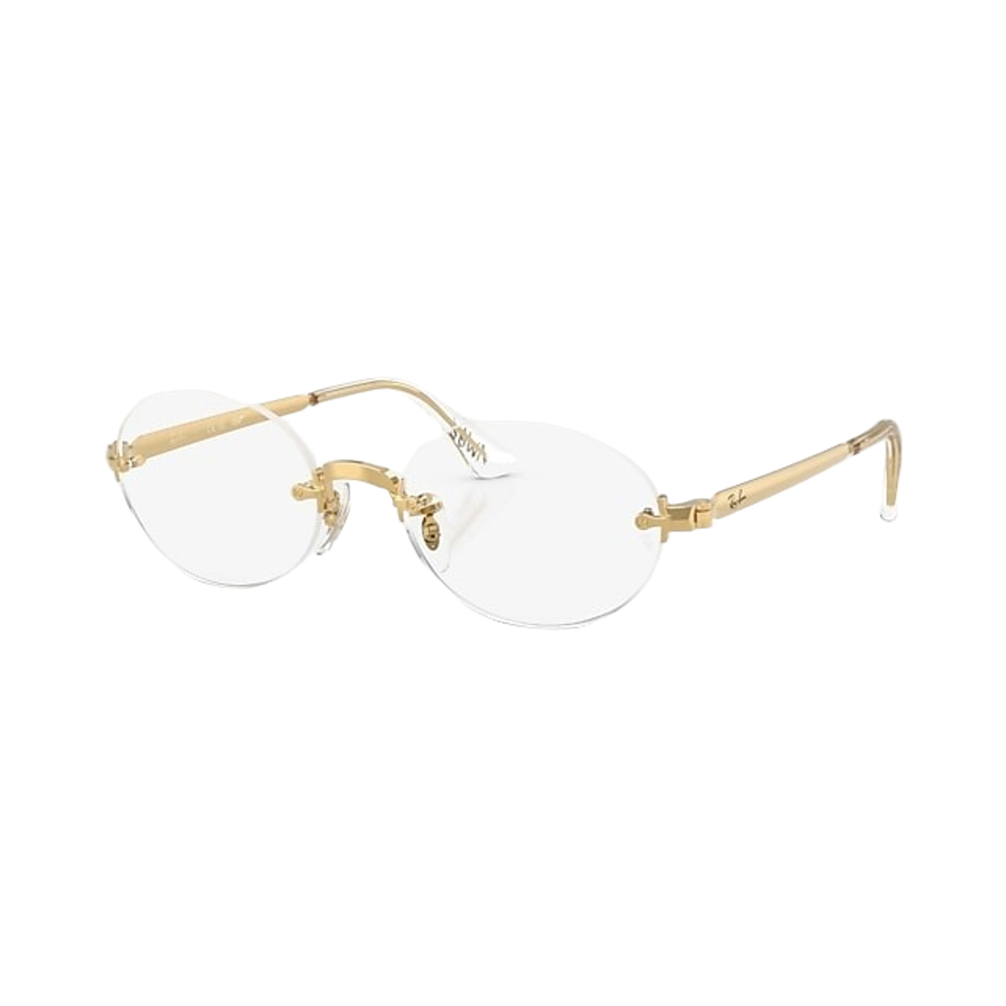 RB3929V-2500 Ray-Ban x A$AP Rocky Optics Eyeglasses Polished Arista Gold Frame Adjustable Nosepads