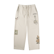 Unsteadymarket Souvenir Sweat Pants_Sand Beige
