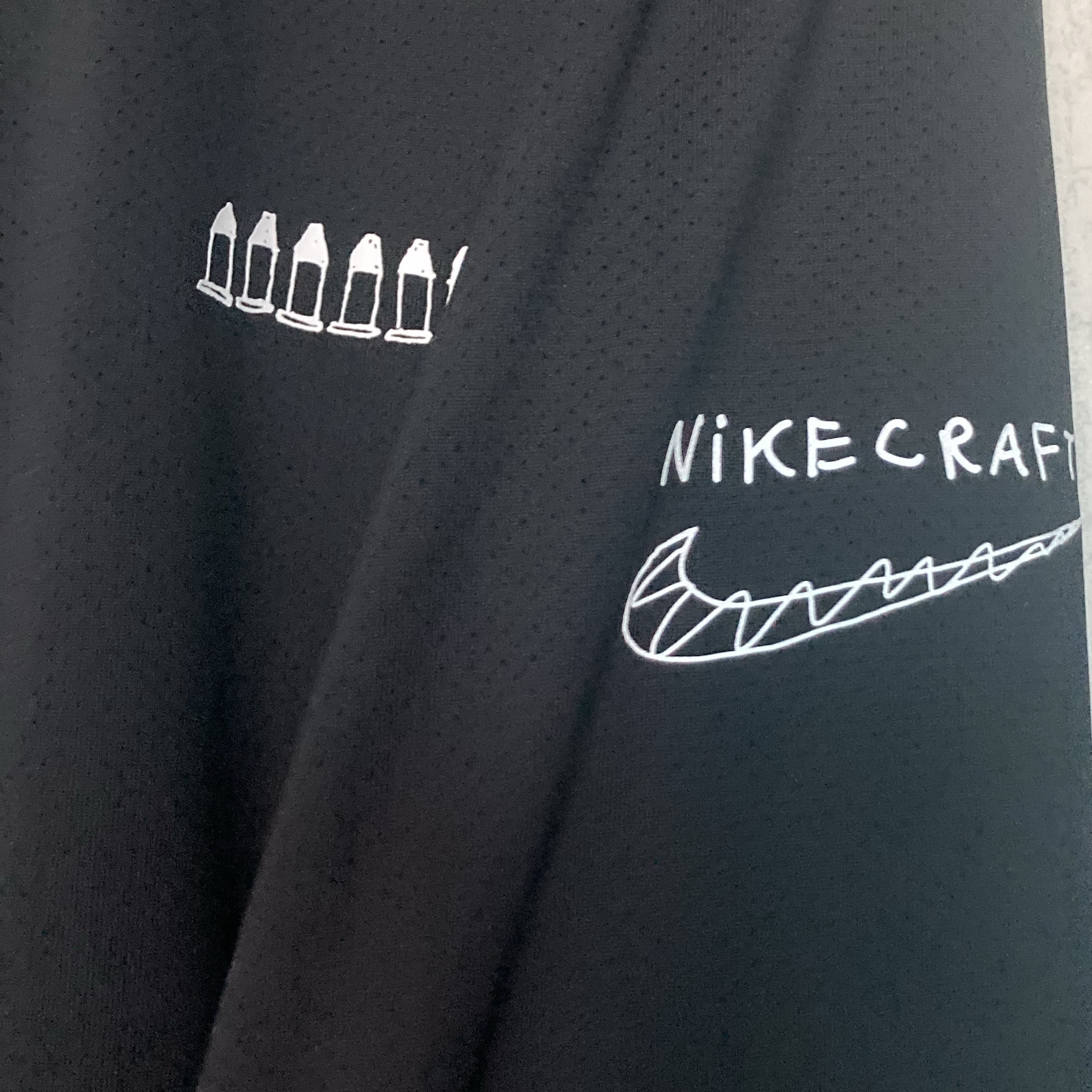 Nike x Tom Sachs Nikecraft I.S.R.U Uniform Space Camp Shirt Black (DC5670-010) 착용 스타일 - 2