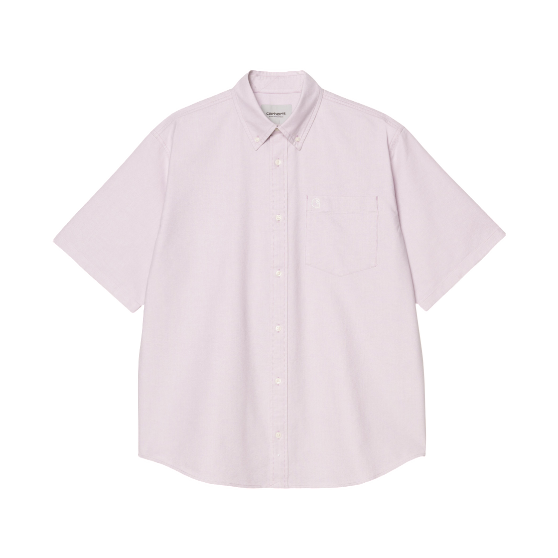 I031454-3MO-XX Carhartt WIP S/S Braxton Shirt Gentle Purple Wax
