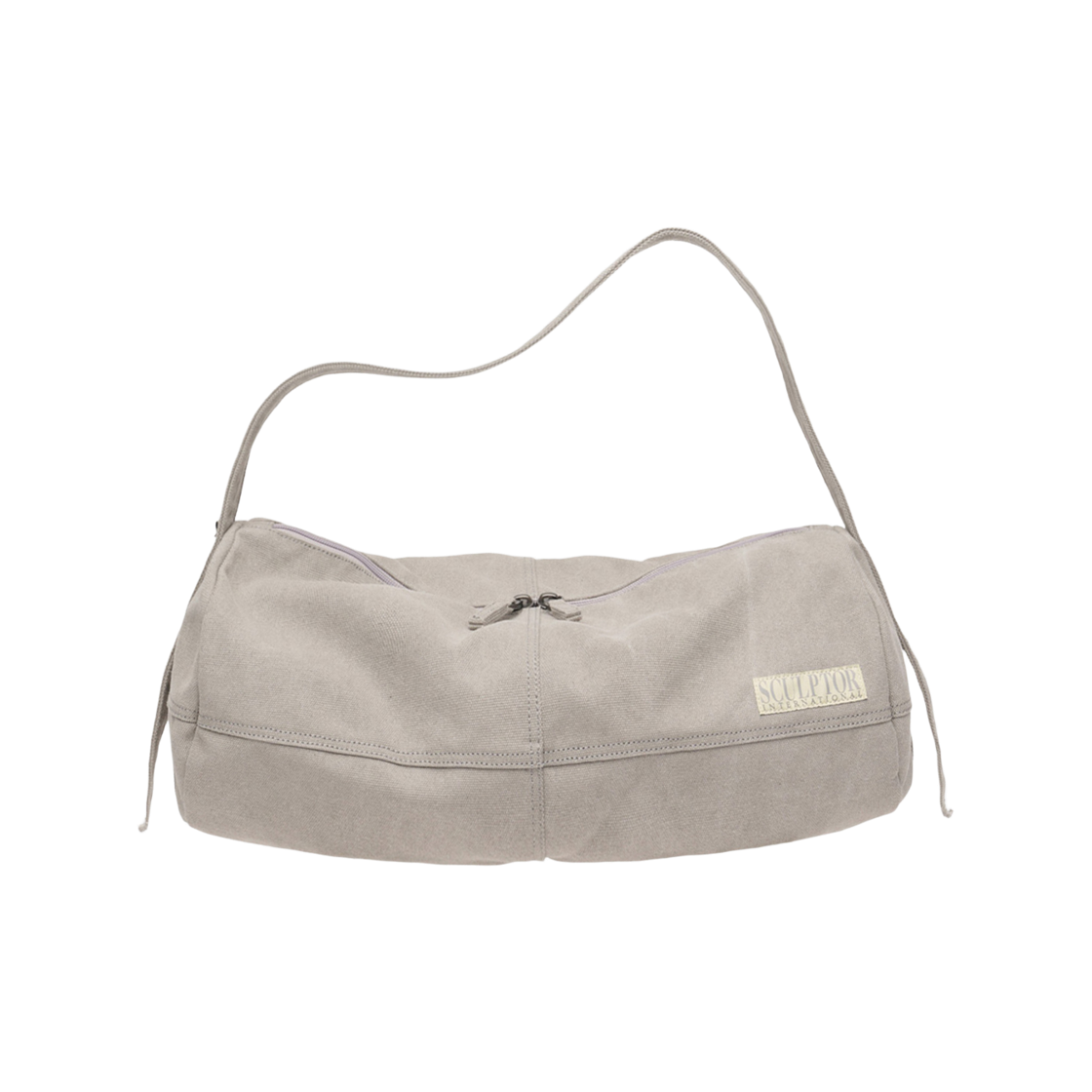 CR23S501GY Sculptor Vintage Canvas Duffel Bag Pale Gray