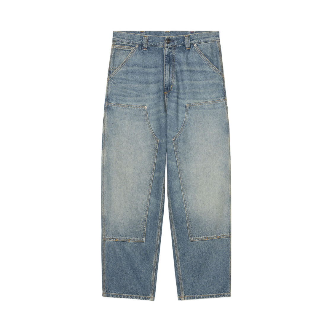 칼하트 WIP OG 더블 니 팬츠 블루 그라인드 워시드(Carhartt WIP OG Double Knee Pant Blue Grind Washed) - 2